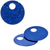 Sequins Hologram 20mm 4mm Hole Round Royal Blue